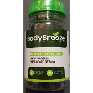 Bodybreeze Internal Supplement Fresh Private Area Breath Underarms 30 Caps 01/27